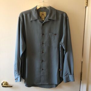 Joe Marlin Original Outfitters Long Sleeve Shirt Size M NWT Heathered Jade